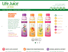 Tablet Screenshot of lifejuiceshop.com